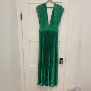 L’IDEE Gala Midi Dress in Bright Green - worn only once!